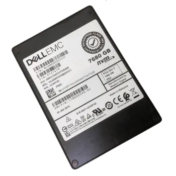 HUSMR7676BDP3Y1 Dell EMC SN200 7.68TB PCIe NVMe MLC U.2 2.5" SSD - Used
