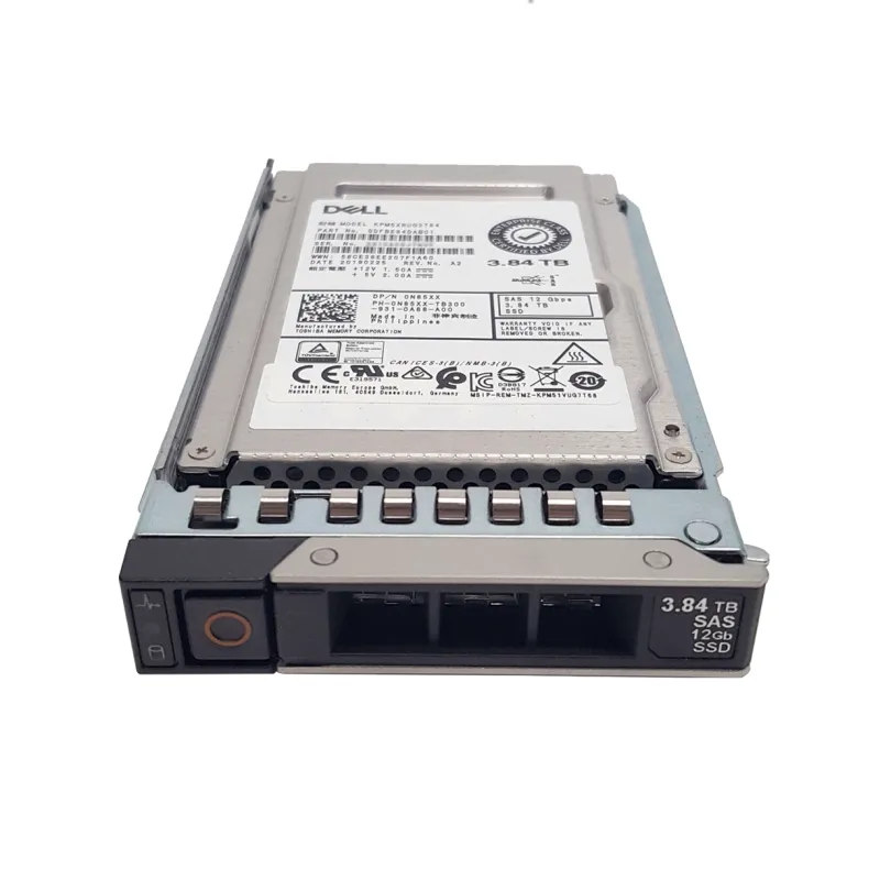 N85XX Dell G14 3.84TB SAS 12Gbps 2.5" TLC RI Hot Plug Internal SSD 0N85XX - Used
