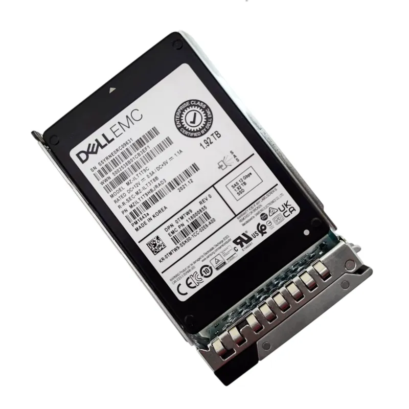 TMTW9 Dell 1.92TB SAS 12Gbps Read Intensive 512e 2.5" Solid State Drive - Used