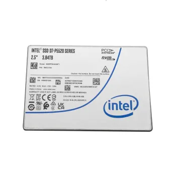 SSDPF2KX038T1 Intel D7-P5520 Series 3.84TB PCI Express NVMe TLC 2.5 SSD - Used