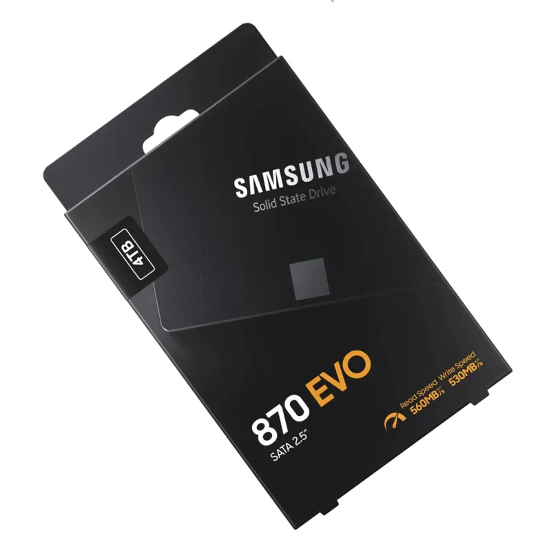 Samsung 870 EVO MZ-77E4T0B/AM 4TB 6Gbps SATA III Internal 2.5" SSD - Brand New