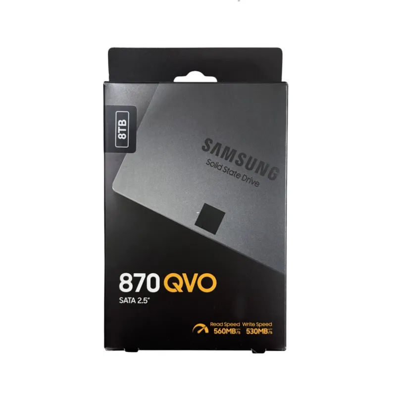 Samsung 870 QVO MZ-77Q8T0B/AM 8TB 6Gbps SATA Internal 2.5" SSD - Brand New