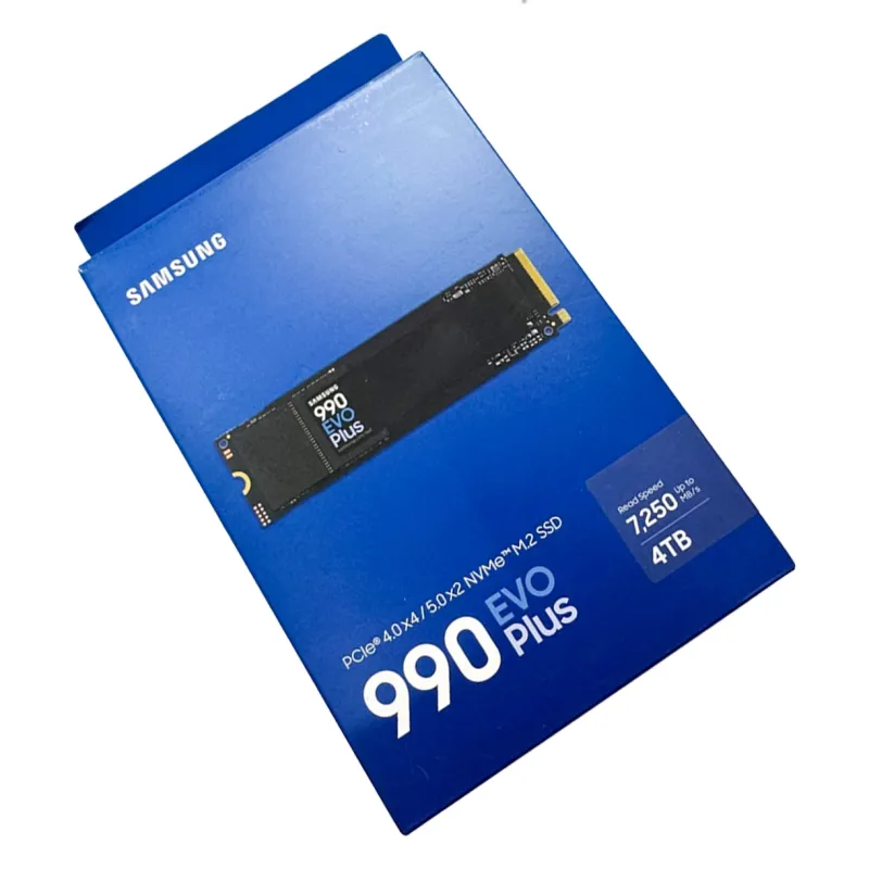 MZ-V9S4T0B/AM Samsung 990 EVO 4TB PCI-e 5.0 NVMe TLC M.2 Internal SSD - Brand New
