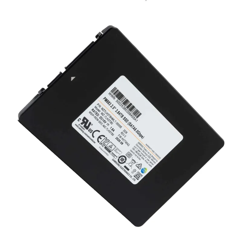 MZ-7LH3T80 Samsung PM883 Series 3.84TB 6Gbps SATA 2.5 Internal SSD - Used