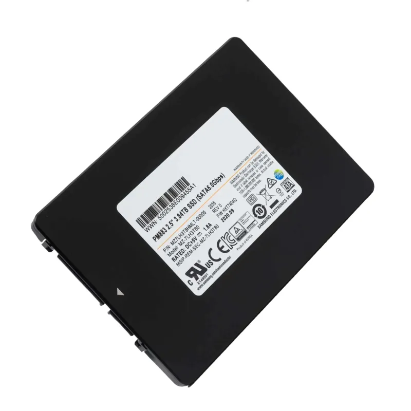 MZ-7LH3T80 Samsung PM883 Series 3.84TB 6Gbps SATA 2.5 Internal SSD - Used