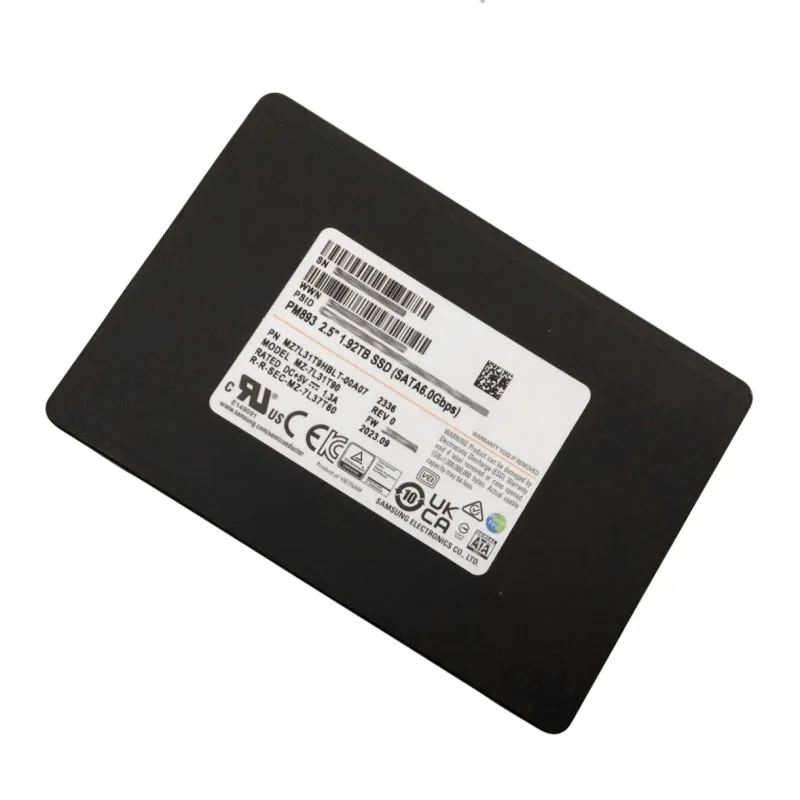 MZ-7L31T90 Samsung PM893 1.92TB 2.5" 6Gbps SATA SSD MZ7L31T9HBLT-00A07 - New Other
