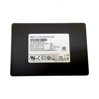Samsung MZ-QL23T80 PM9A3 3.84TB PCI-e NVMe 2.5" TLC MZQL23T8HCLS SSD - Used