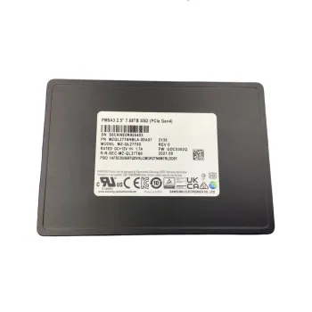 Samsung MZ-QL27T60 PM9A3 Series 7.68TB PCI-e NVMe 2.5" TLC SSD - Used
