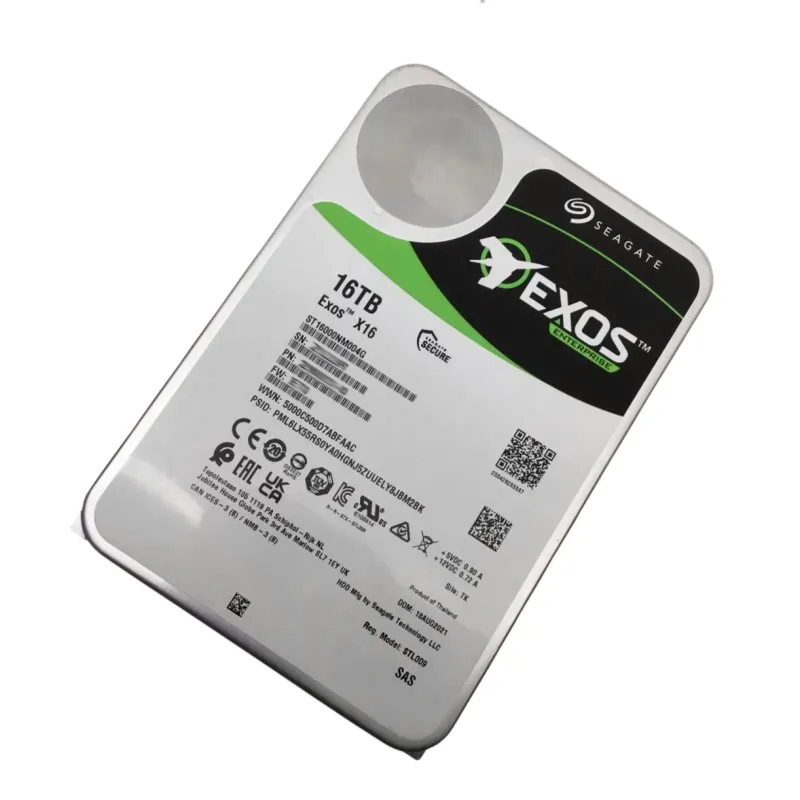 ST16000NM004G Seagate Exos X16 16TB 12Gbps 7.2K SAS 3.5" Internal HDD - New Other
