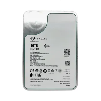 ST16000NM000J Seagate Exos X18 16TB 6Gbps 7.2K 256MB 3.5" 512e SATA Hard Drive - Used