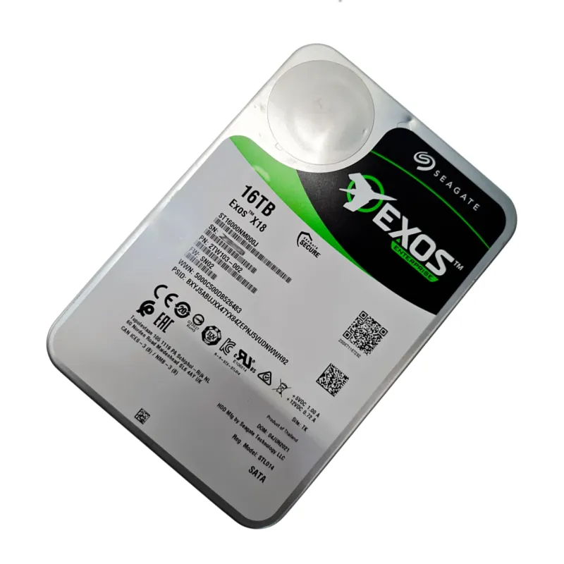 ST16000NM001G Seagate Exos X16 16TB 6Gbps 7.2K 256MB 3.5" 512e SATA Hard Drive - Used