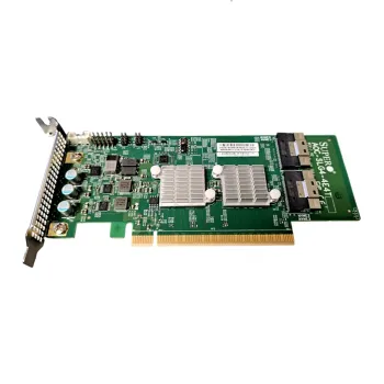 AOC-SLG4-4E4T SuperMicro 4-Port Gen-4 PCI-E x16 Internal NVMe Host Bus Adapter
