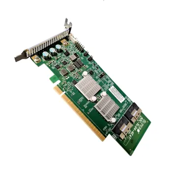 AOC-SLG4-4E4T SuperMicro 4-Port Gen-4 PCI-E x16 Internal NVMe Host Bus Adapter - New