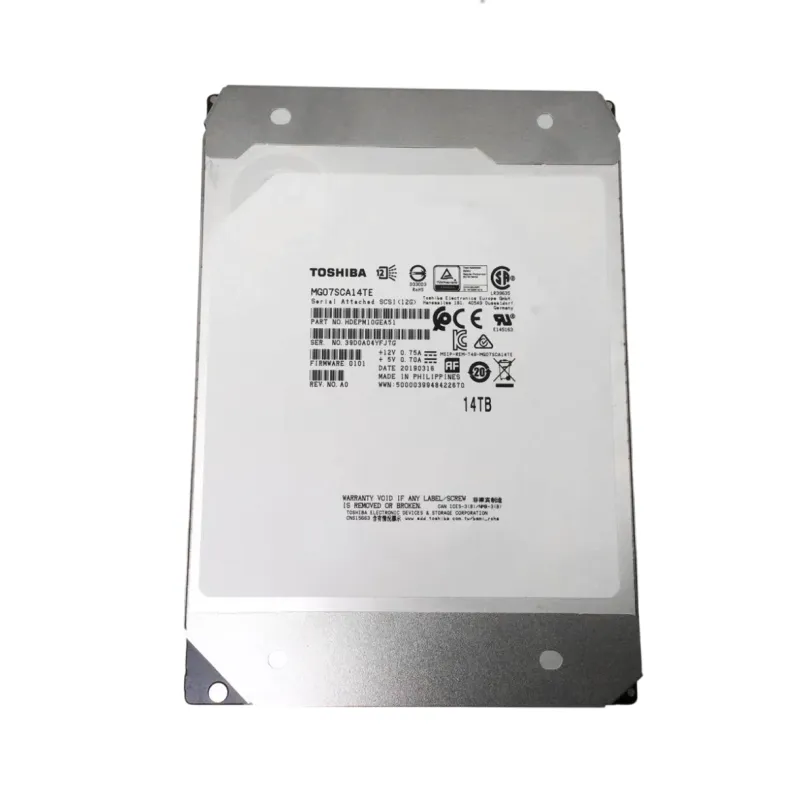 MG07SCA14TE Toshiba MG07 14TB 7.2K 12Gbs SAS 3.5" 512e 256MB Internal HDD - New
