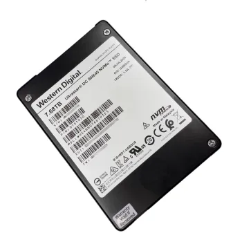 WUS4BB076D7P3E3 Western Digital DC SN640 7.68TB TLC PCIe 3.1 NVMe 2.5" U.2 SSD - Used