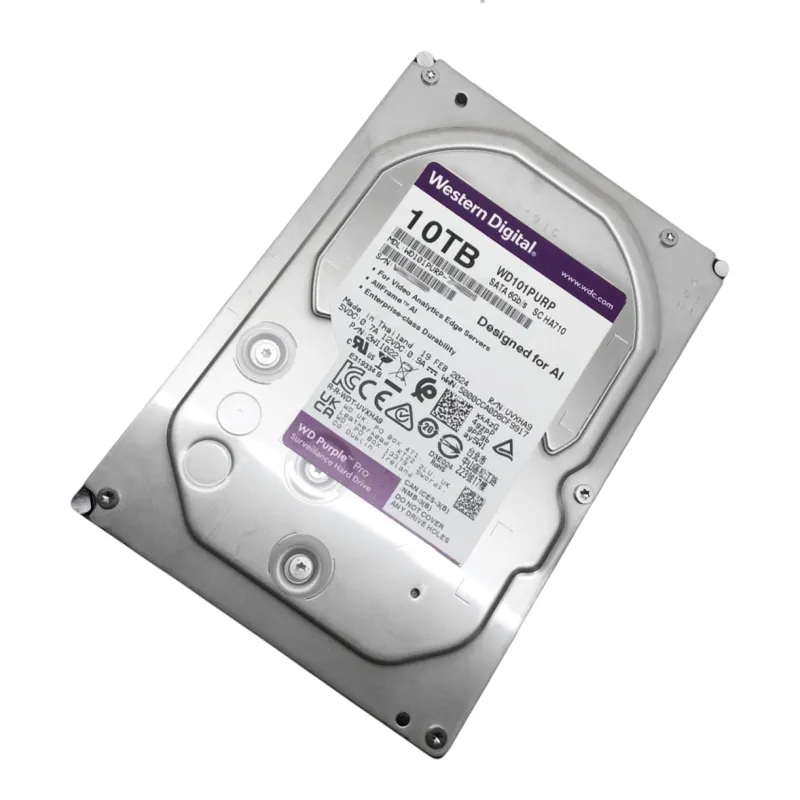 WD101PURP Western Digital 10TB 6Gbps 7.2K RPM SATA 3.5" 256MB Hard Drive - New