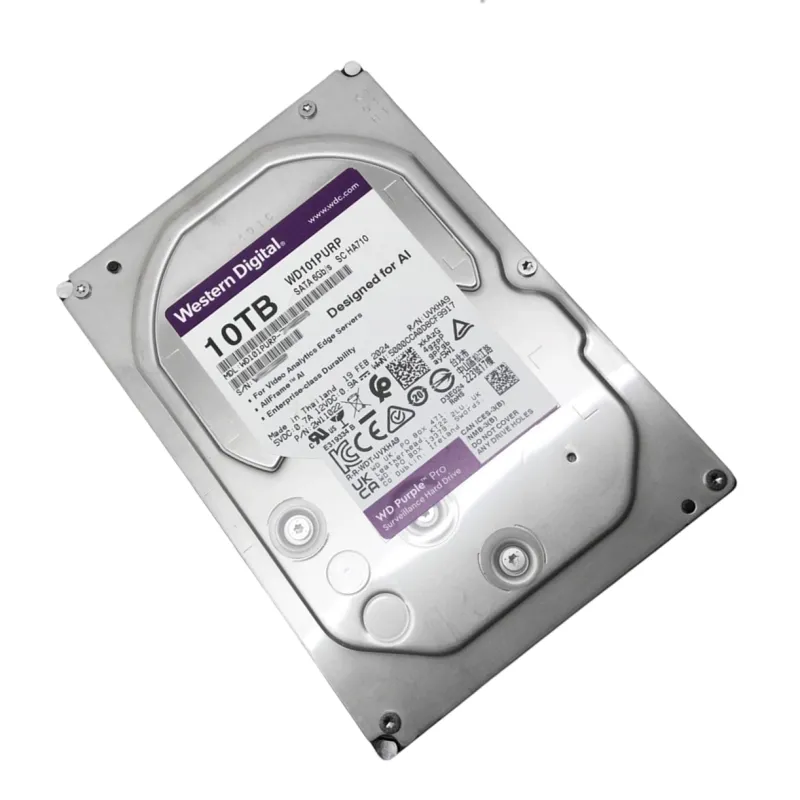 WD101PURP Western Digital 10TB 6Gbps 7.2K RPM SATA 3.5" 256MB Hard Drive - New