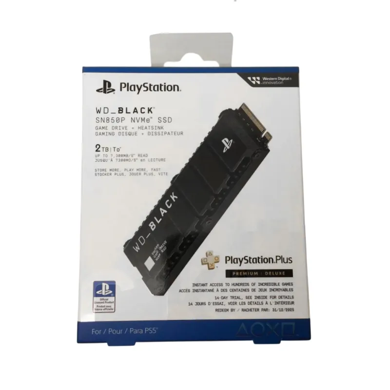WDBBYV0020BNC Western Digital BLACK SN850P 2TB PCI-e 4.0 NVMe M.2 2280 SSD - Brand New