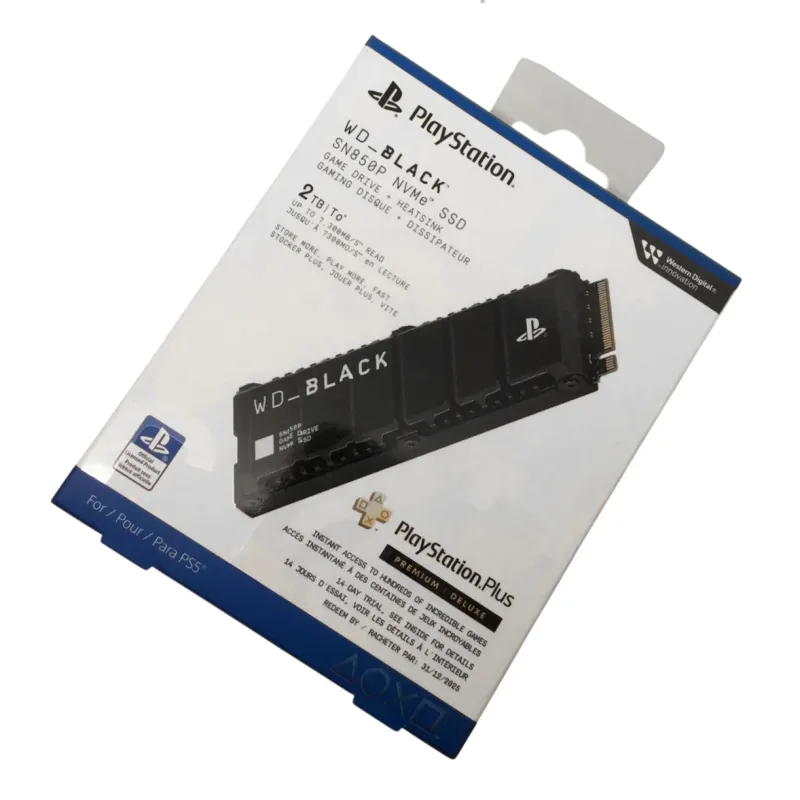 WDBBYV0020BNC Western Digital BLACK SN850P 2TB PCI-e 4.0 NVMe M.2 2280 SSD - Brand New
