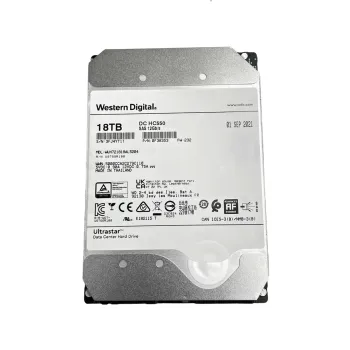 WUH721818AL5204 Western Digital DC HC550 18TB 12Gbps SAS 7.2K 3.5" HDD - Used