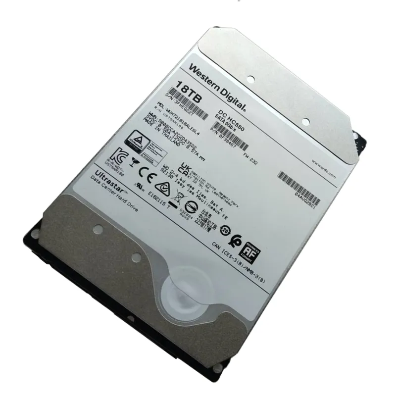 WUH721818ALE6L4 Western Digital DC HC550 18TB 6Gbps 7.2K SATA 3.5" Hard Drive - Used