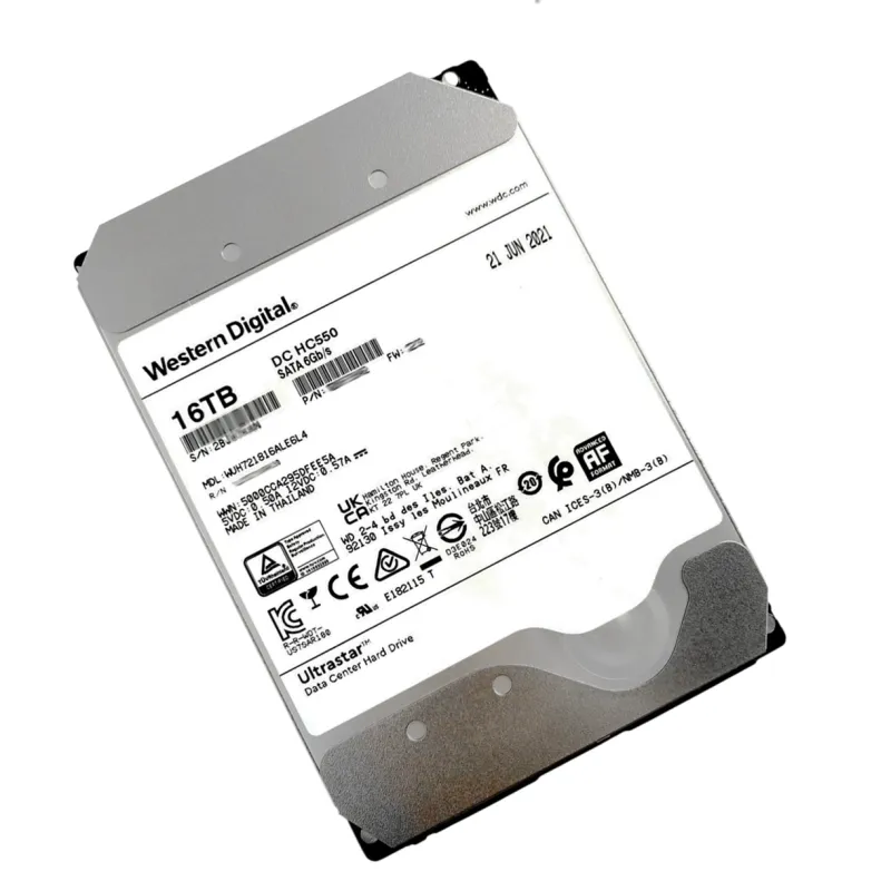 WUH721816ALE6L4 Western Digital DC HC550 16TB SATA 7.2K 6Gbps 3.5" HDD - Used